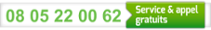 08 05 22 00 62 : Service & appel gratuits