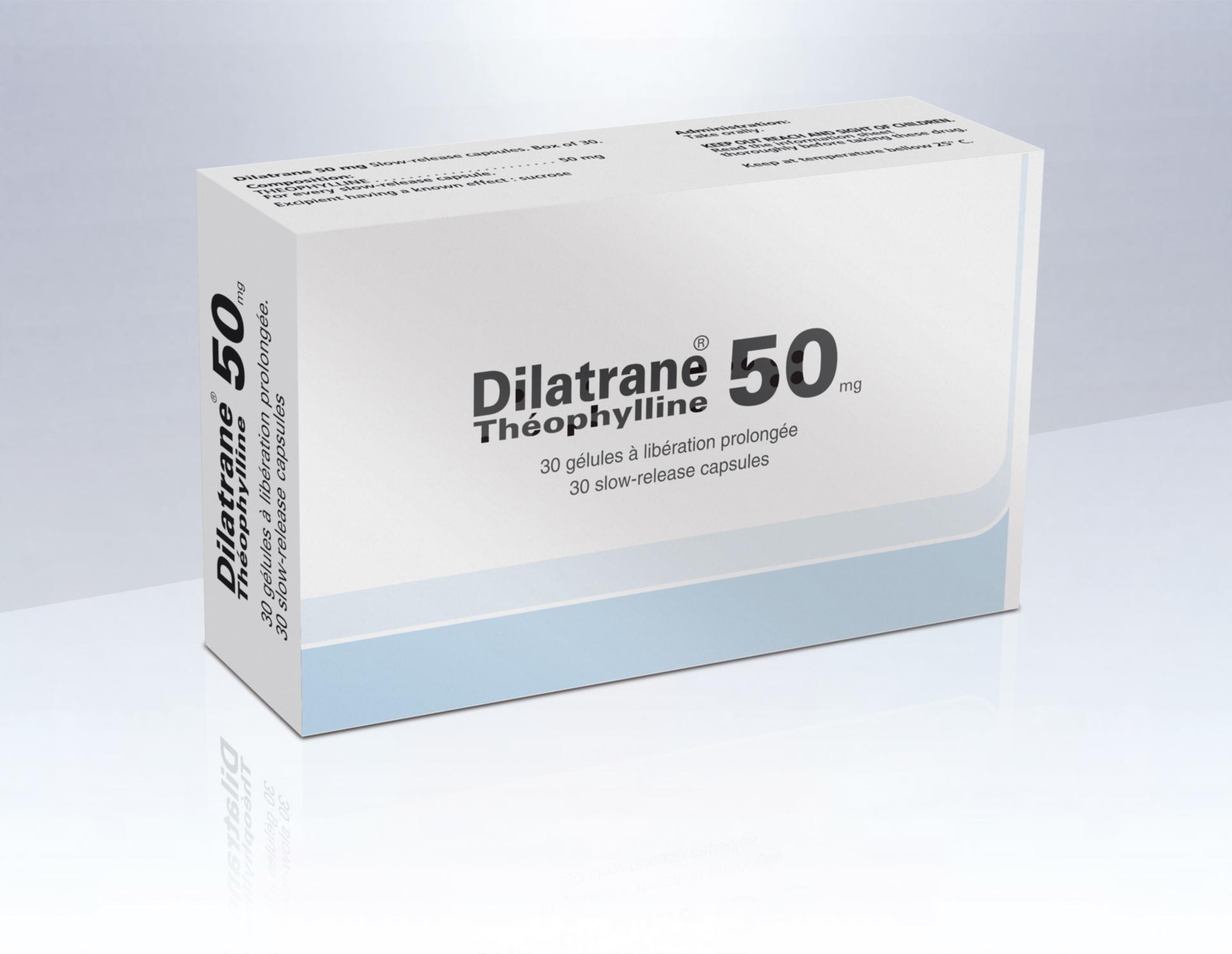 Photo de conditionnement <span class='vidalbox-gamme-product'>(DILATRANE 50 mg gél LP)</span>