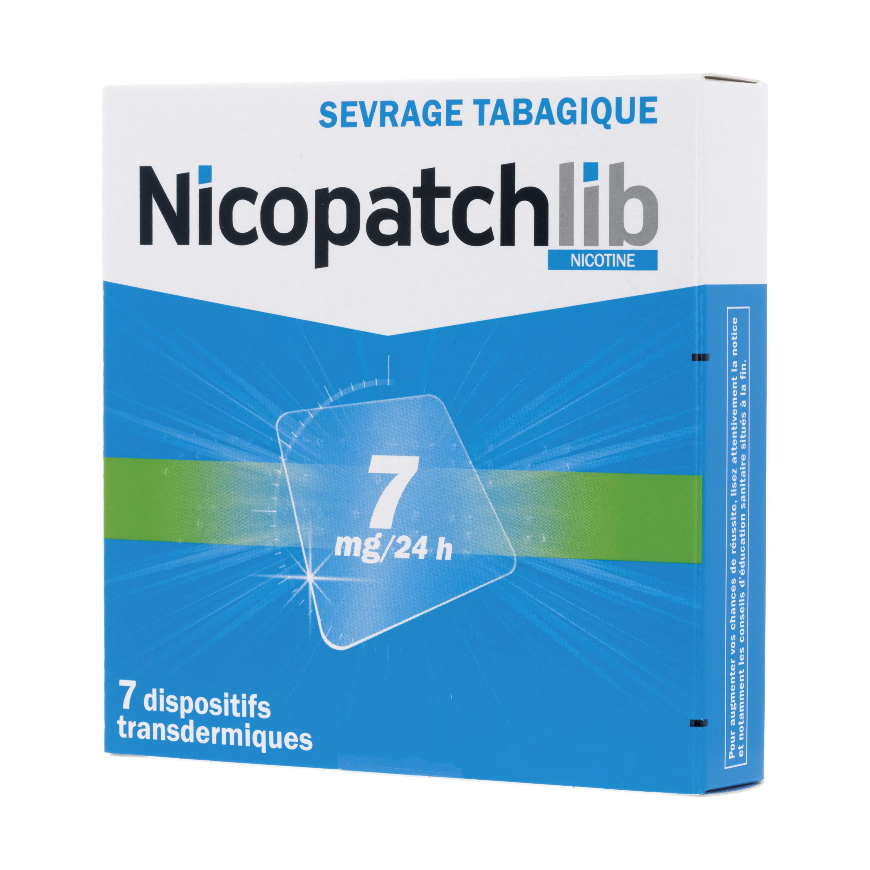 Photo de conditionnement <span class='vidalbox-gamme-product'>(NICOPATCHLIB 7 mg/24 h disp transderm)</span>