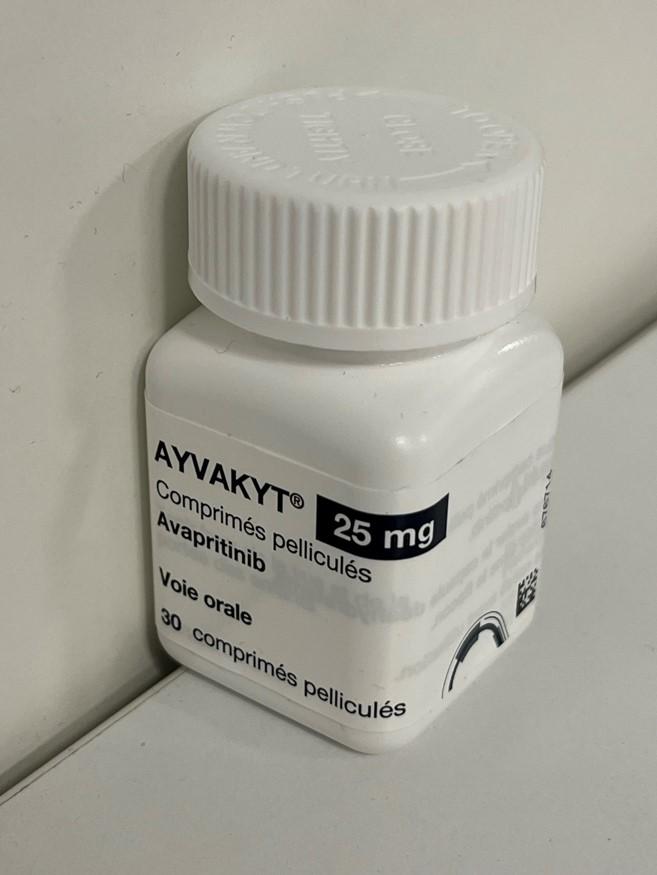 Photo de galénique <span class='vidalbox-gamme-product'>(AYVAKYT 25 mg cp pellic)</span>