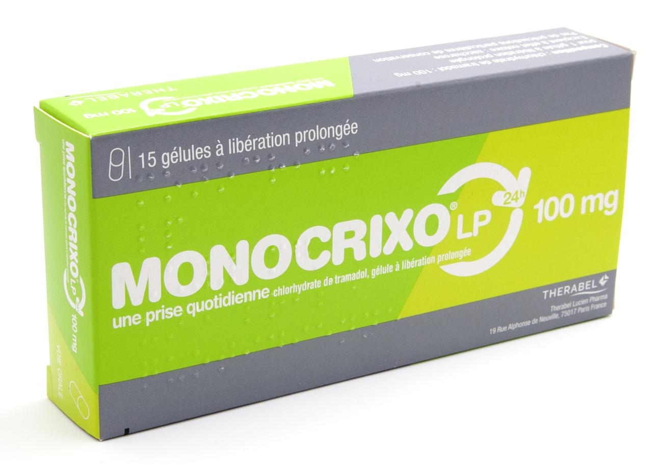 Photo de conditionnement <span class='vidalbox-gamme-product'>(MONOCRIXO LP 100 mg gél LP une prise quotidienne)</span>