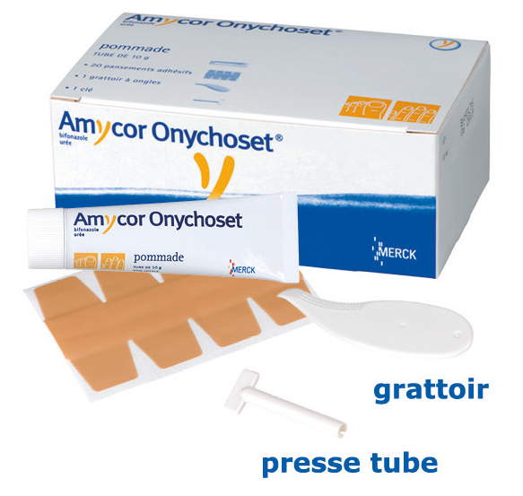 Photo de conditionnement <span class='vidalbox-gamme-product'>(AMYCOR ONYCHOSET)</span>