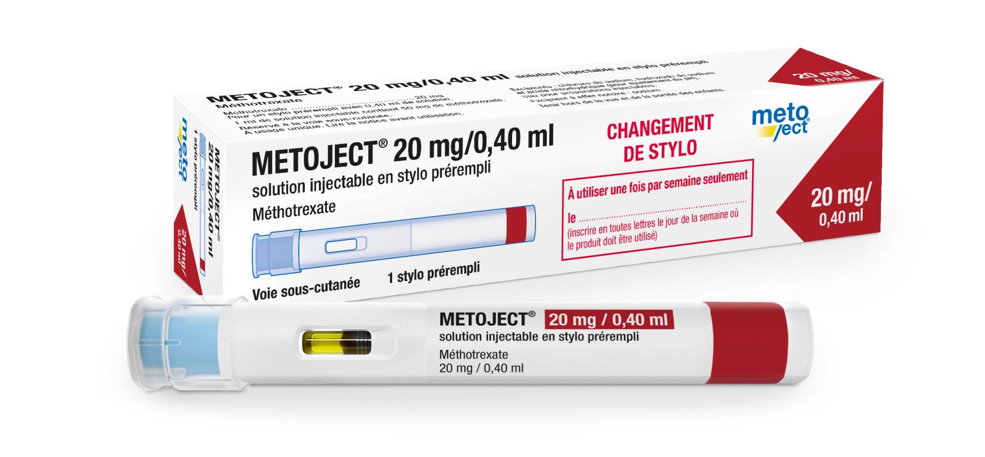 Photo de conditionnement <span class='vidalbox-gamme-product'>(METOJECT 20 mg/0,40 ml sol inj en stylo prérempli)</span>