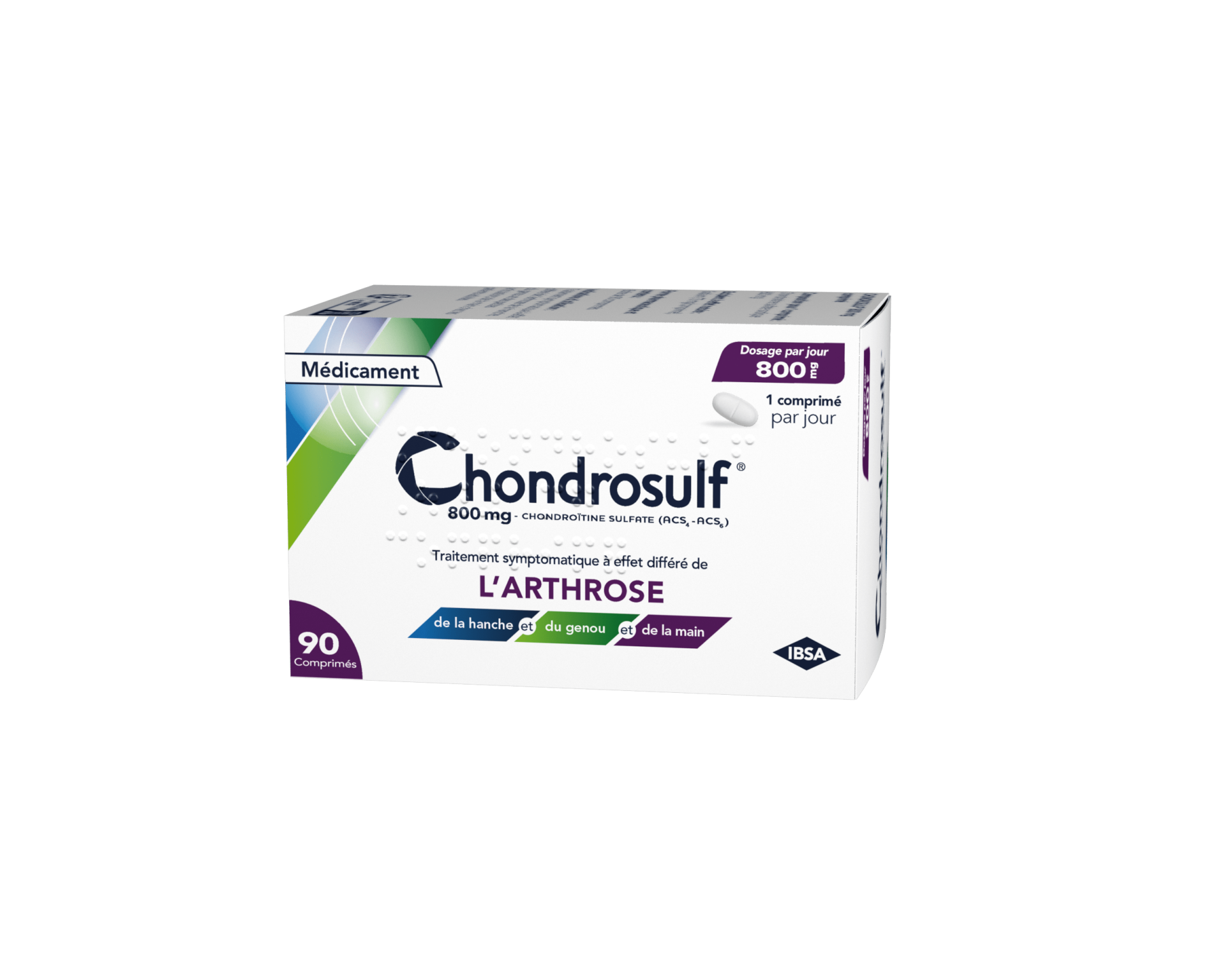 Photo de conditionnement <span class='vidalbox-gamme-product'>(CHONDROSULF 800 mg cp)</span>