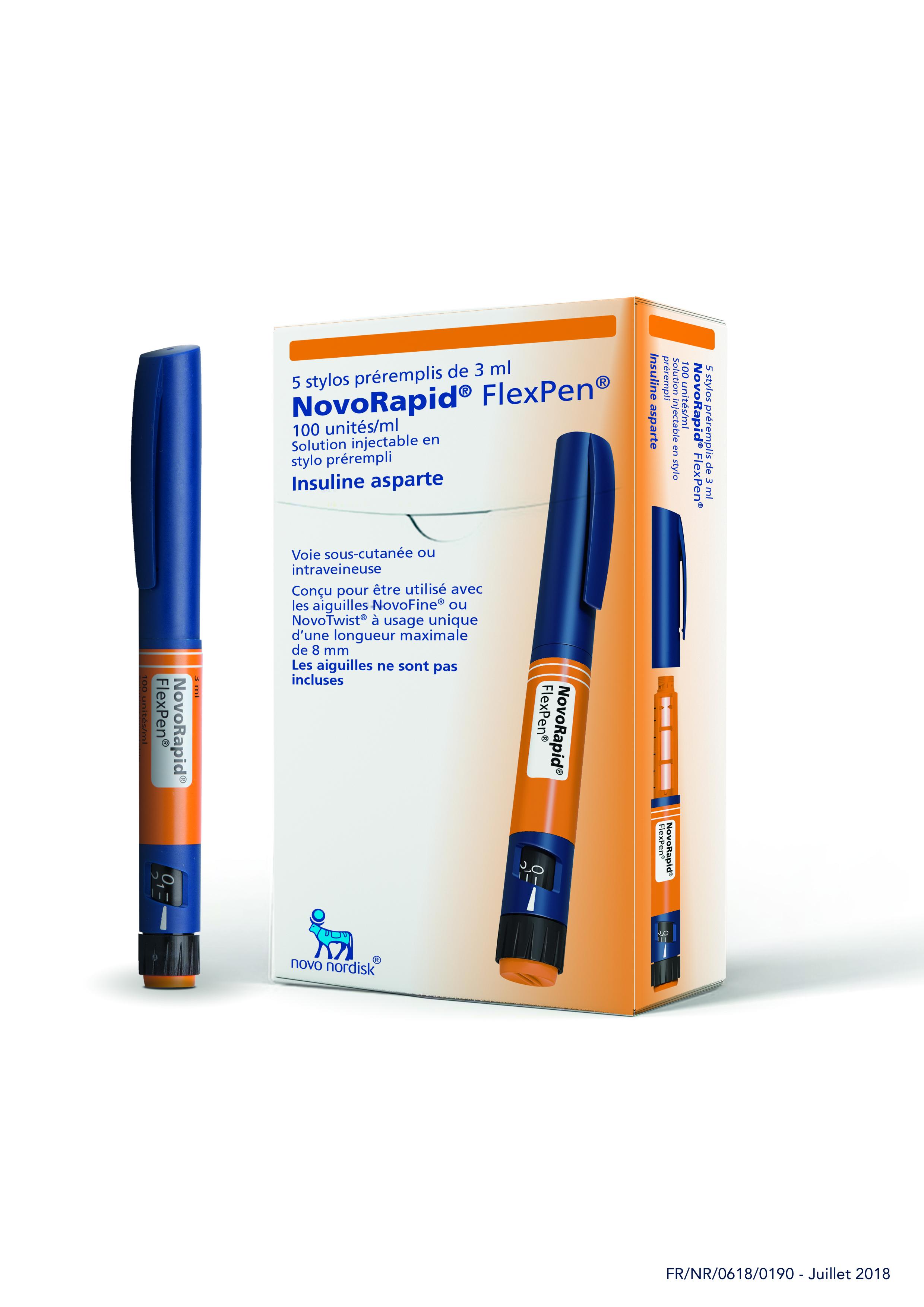 Photo de conditionnement <span class='vidalbox-gamme-product'>(NOVORAPID FLEXPEN 100 U/ml sol inj en stylo prérempli)</span>