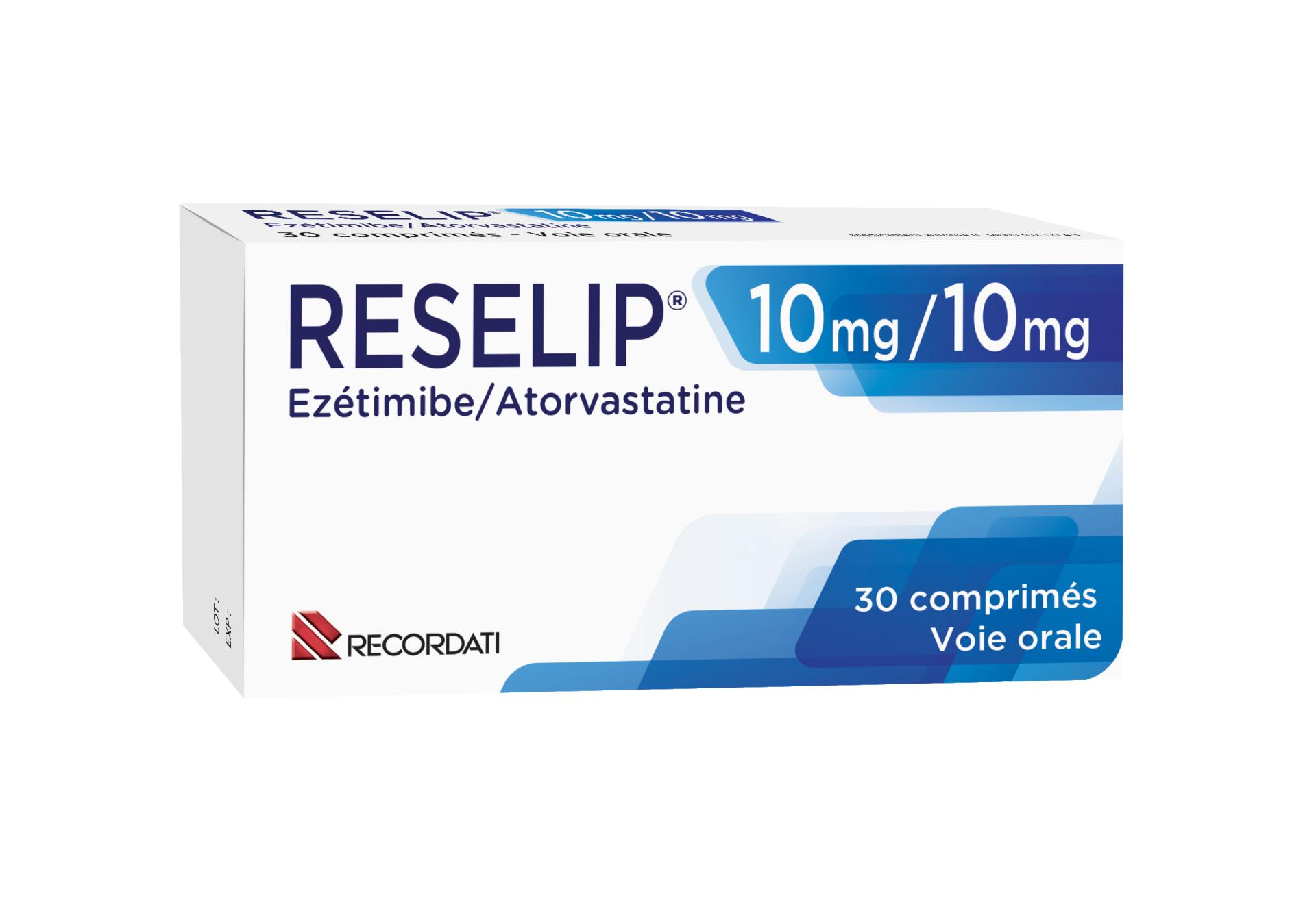 Photo de conditionnement <span class='vidalbox-gamme-product'>(RESELIP 10 mg/10 mg cp)</span>