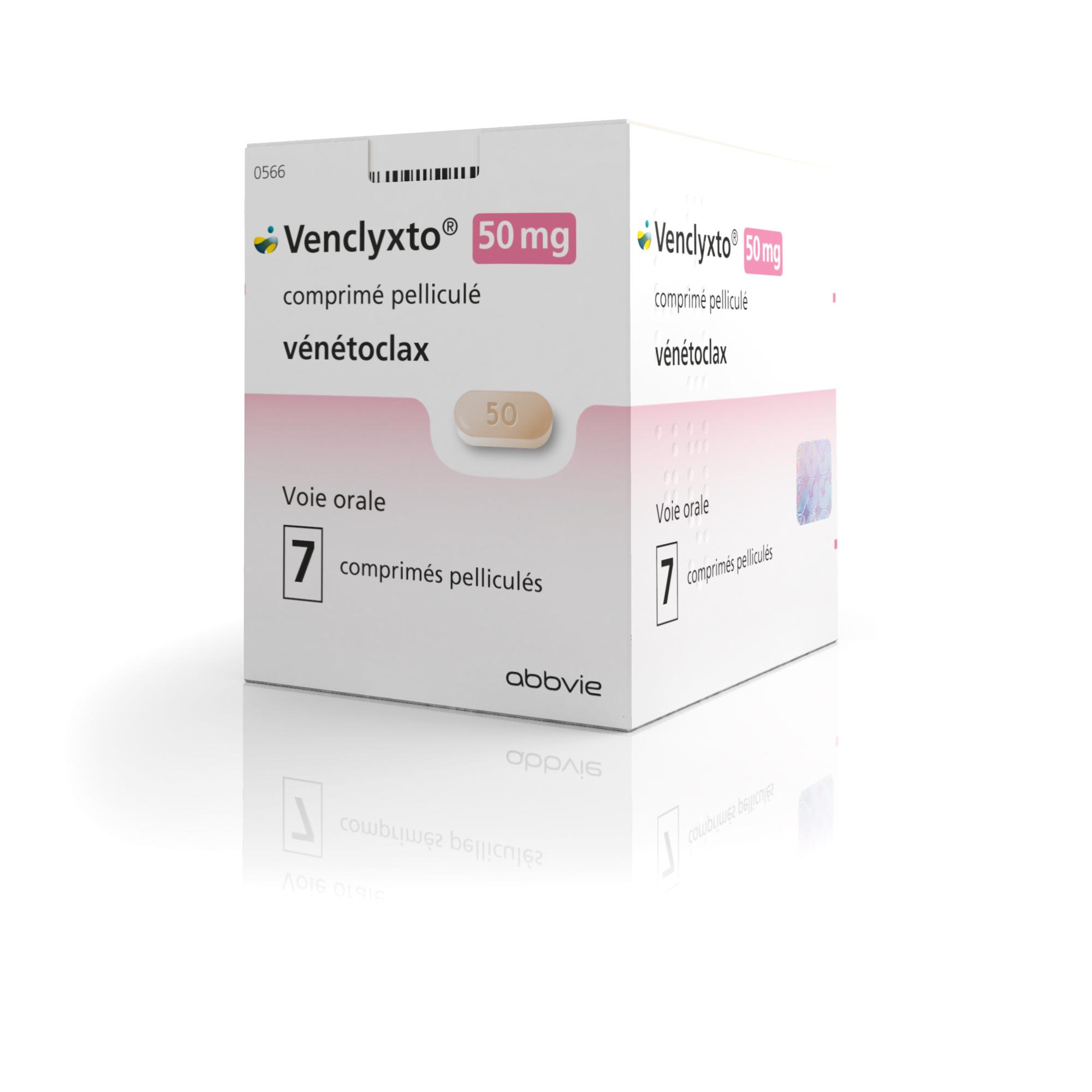 Photo de conditionnement <span class='vidalbox-gamme-product'>(VENCLYXTO 50 mg cp pellic)</span>