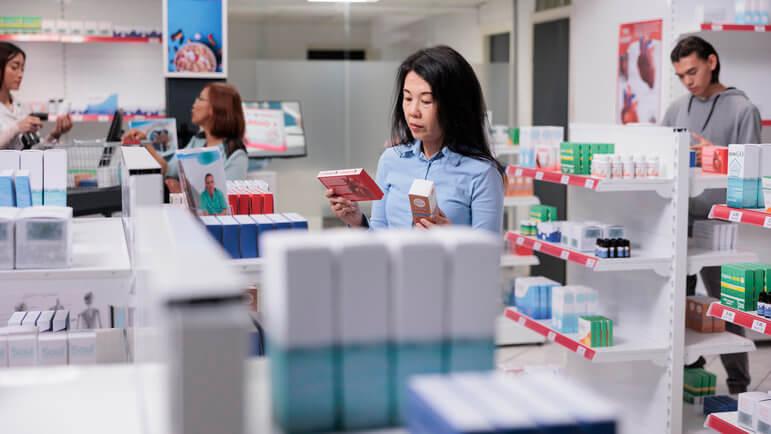Des spécialités mises à disposition en accès direct dans les pharmacies.