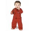 enfant en rouge